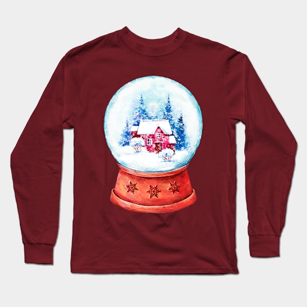 Snowball Long Sleeve T-Shirt by Mako Design 